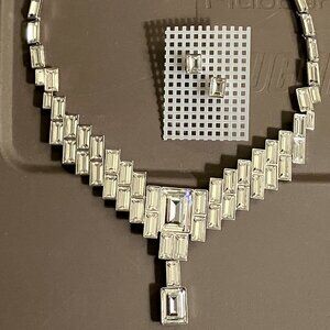 Swarovski Crystal Necklace and Earrings